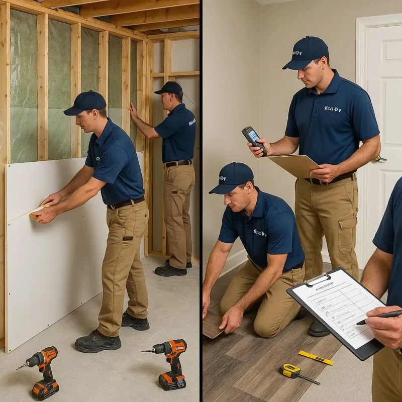 Repairs and Reconstruction process in Cottage Lake, WA